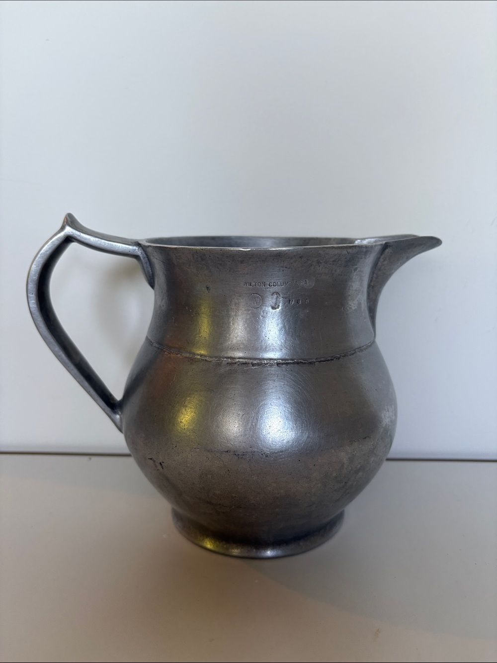 Vintage Wilton Columbia PA Pewter Pitcher RWP R684